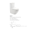 one piece toilet elongated bowl easy clean